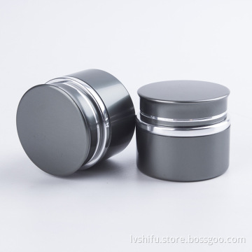 Hochwertiges Cremeglas für schwarze Acryl-Kosmetikverpackungen